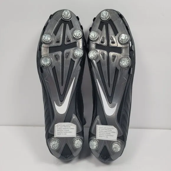 Nike Alpha Pro 2 TD Men's Black Football Cleats 719934-010 US Size 15 Like New