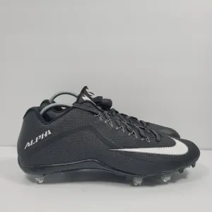 Nike Alpha Pro 2 TD Men's Black Football Cleats 719934-010 US Size 15 Like New