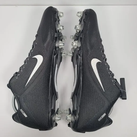 Nike Alpha Pro 2 TD Men's Black Football Cleats 719934-010 US Size 15 Like New