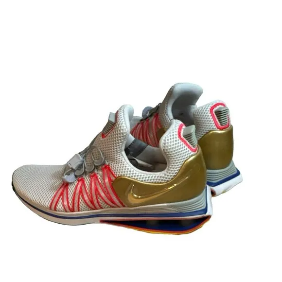 Nike AQ8553-009 Shox Gravity Metallic NZ Gold Marathon Running Shoes youth 6