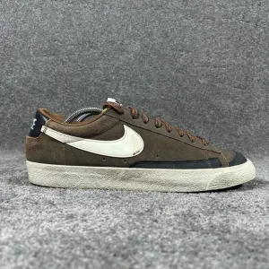 Nike Blazer Low '77 PRM Brown Black White Shoes Sneakers DX4433-200 Mens Size 11