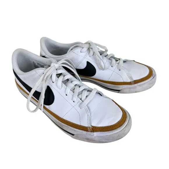 Nike Boys Court Legacy DA5380-102 White Casual Sneakers Tennis Shoes Size 4Y