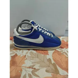 Nike Cortez Blue &amp; White Sneakers Women's Shoes Size 8