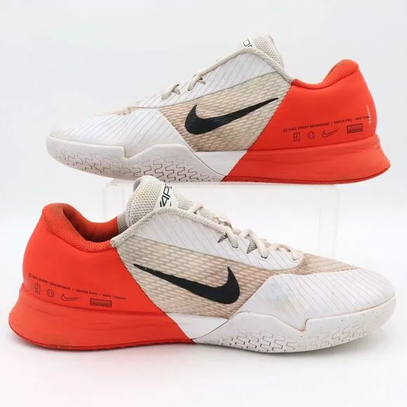 Nike Court Air Zoom Vapor Pro 2 Mens Sz 14 US White Picante Fuchsia Tennis Shoes