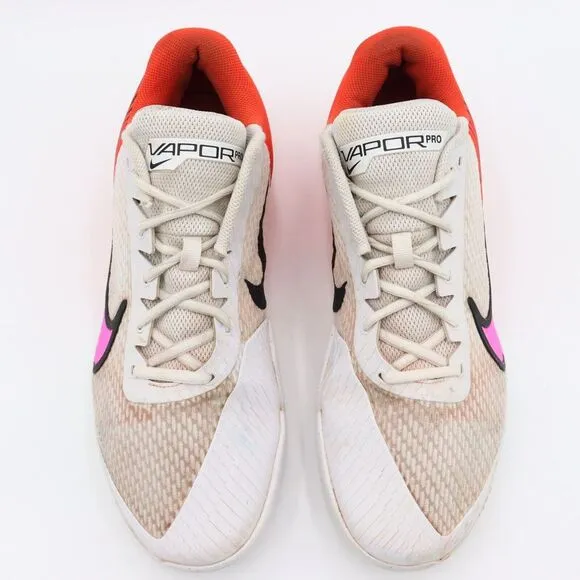 Nike Court Air Zoom Vapor Pro 2 Mens Sz 14 US White Picante Fuchsia Tennis Shoes