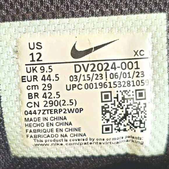 Nike Court Air Zoom Vapor Pro 2 Tennis Shoes Black White DV2024-001 - Women's 12