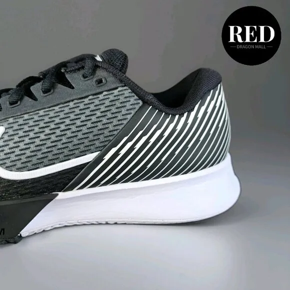 Nike Court Air Zoom Vapor Pro 2 Tennis Shoes Black White DV2024-001 - Women's 12
