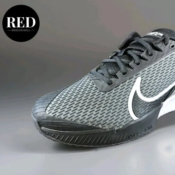 Nike Court Air Zoom Vapor Pro 2 Tennis Shoes Black White DV2024-001 - Women's 12