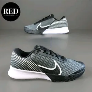 Nike Court Air Zoom Vapor Pro 2 Tennis Shoes Black White DV2024-001 - Women's 12