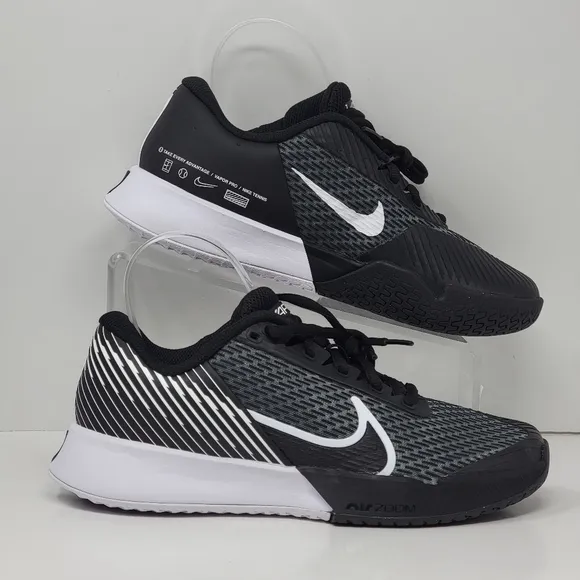 Nike Court Air Zoom Vapor Pro 2 Womens Size 6.5 Black White Shoes FB2200-001 New