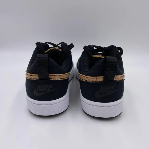 Nike Court Borough Low 2 CNVS Black Womens Shoes