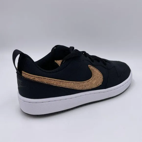 Nike Court Borough Low 2 CNVS Black Womens Shoes