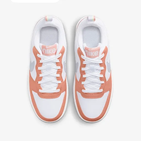 Nike Court Borough Low 2 SEOlder Kids' Shoes size 4.5Y new  White/Light Madder