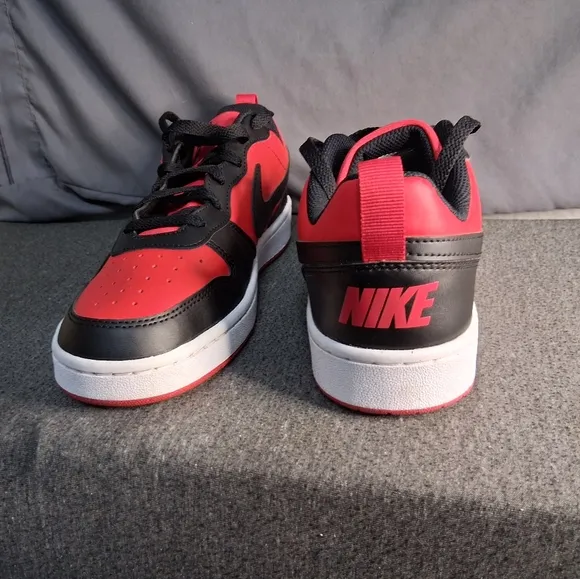 Nike Court Borough Low Recraft DV5456-600 Youth Size 7y Red and Black