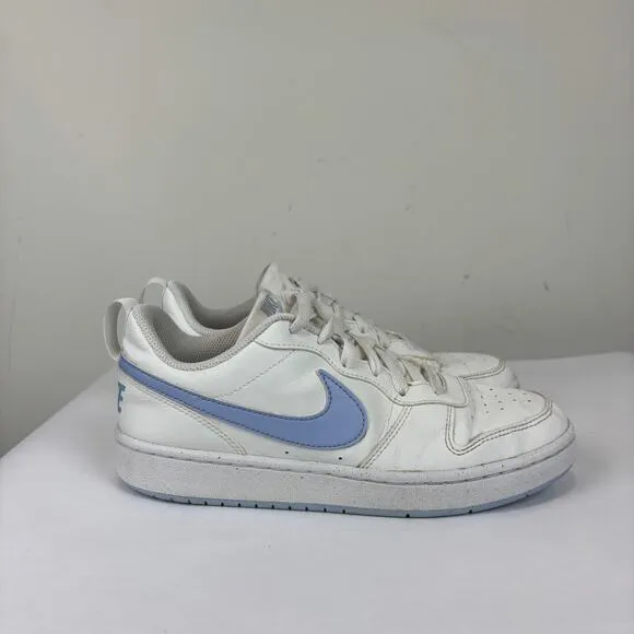 Nike Court Borough Low Recraft Summit White Cobalt Bliss Shoes Youth 6.5Y