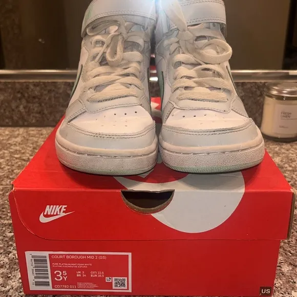 Nike Court Borough Mid 2 Big Kids' Shoes