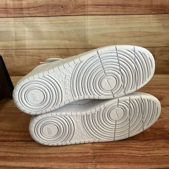 Nike Court Borough Mid 2 Kids 6.5Y/‎ 8 Women Retro Shoes White CD7782 100 NEW