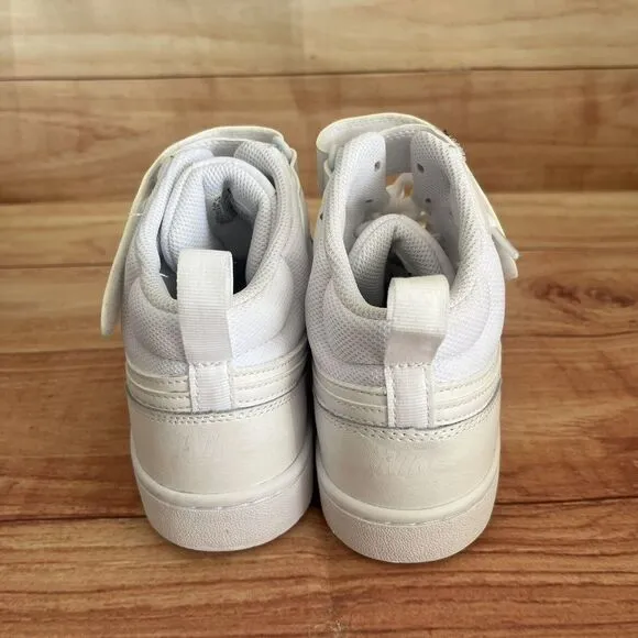 Nike Court Borough Mid 2 Kids 6.5Y/‎ 8 Women Retro Shoes White CD7782 100 NEW