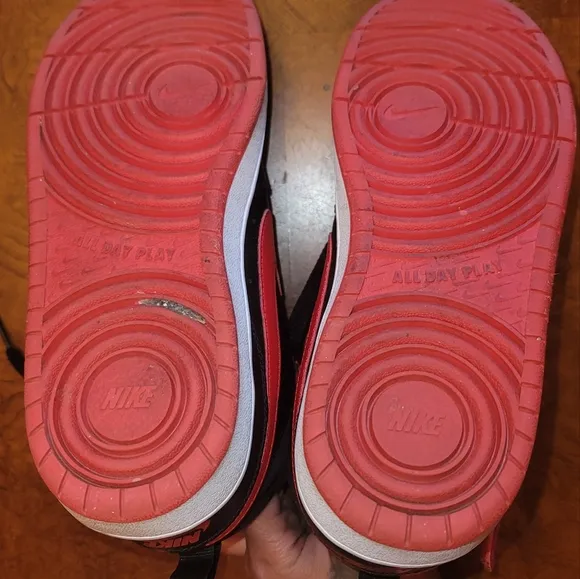 Nike Court Borough Mid 2 Red Black White Shoes Sneakers