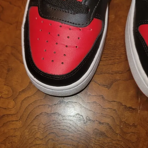 Nike Court Borough Mid 2 Red Black White Shoes Sneakers