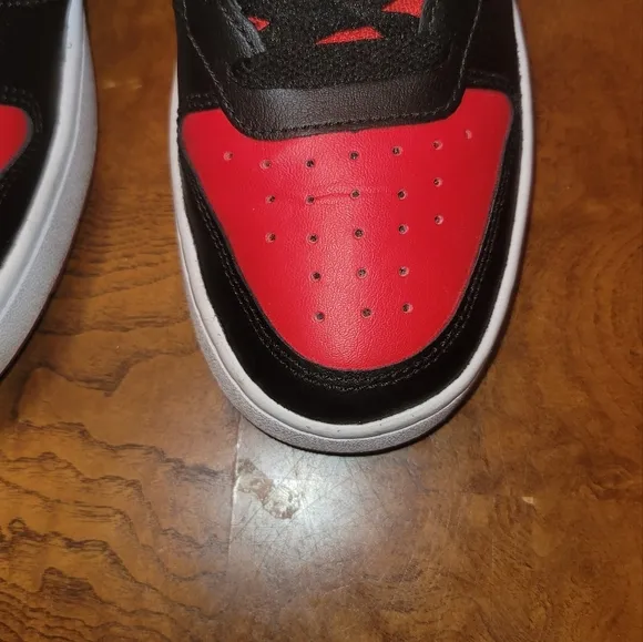 Nike Court Borough Mid 2 Red Black White Shoes Sneakers