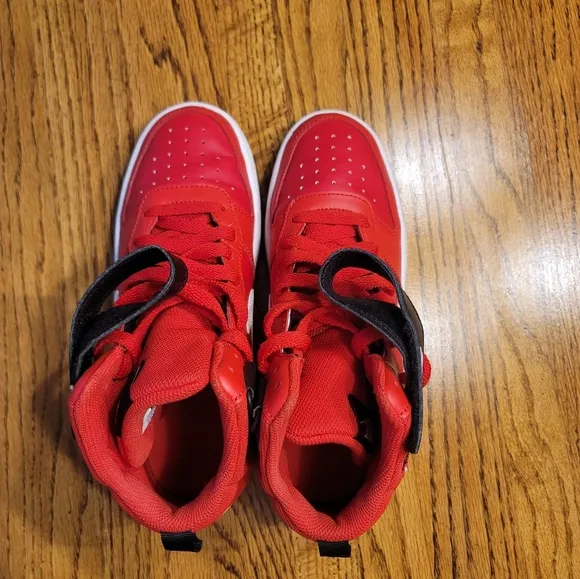 Nike Court Borough Mid 2 Red White Black Shoes Sneakers