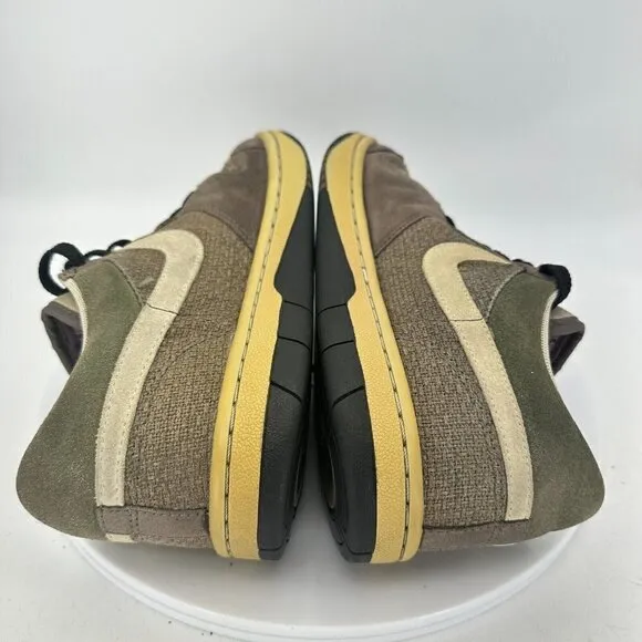 Nike Court Force Low Men Size 8 Shoes Olive Ironstone Lightstone 313561-011