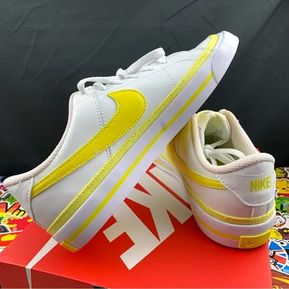 Nike Court Legacy Lemon Yellow Women's Various Sizes