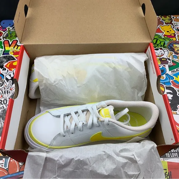Nike Court Legacy Lemon Yellow Women's Various Sizes