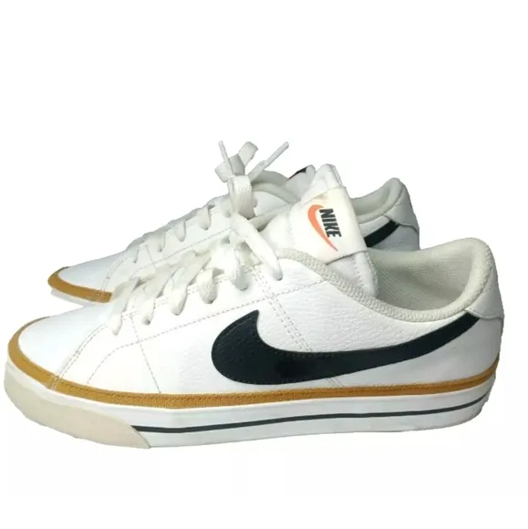 Nike Court Legacy Shoes Men's Size 10.5 'White Desert Ochre'