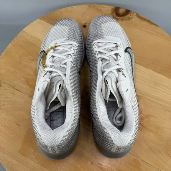 Nike Court Vapor 11 HC PRM Men’s Size 8 Tennis Shoes Gold Flair Pack Silver NEW