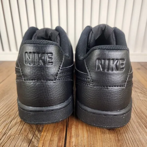 Nike Court Vision Lo NN Mens 8.5 Triple Black Athletic Sneakers Shoes DH2987-002
