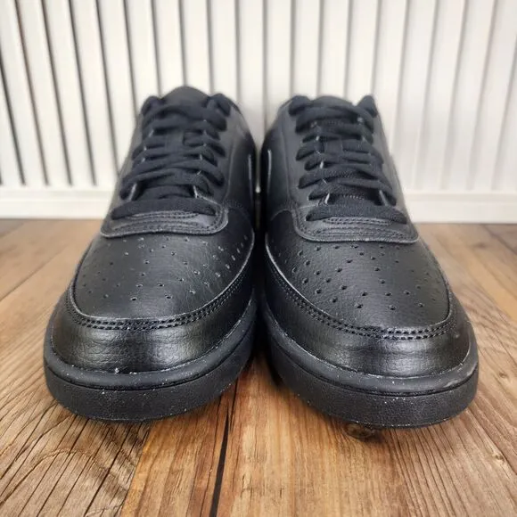 Nike Court Vision Lo NN Mens 8.5 Triple Black Athletic Sneakers Shoes DH2987-002