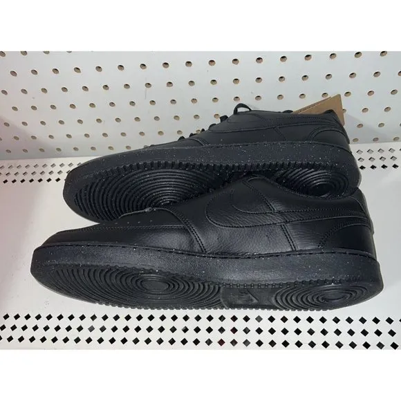 Nike Court Vision Lo NN Mens Athletic Shoes Sneakers Size 8.5 Triple Black