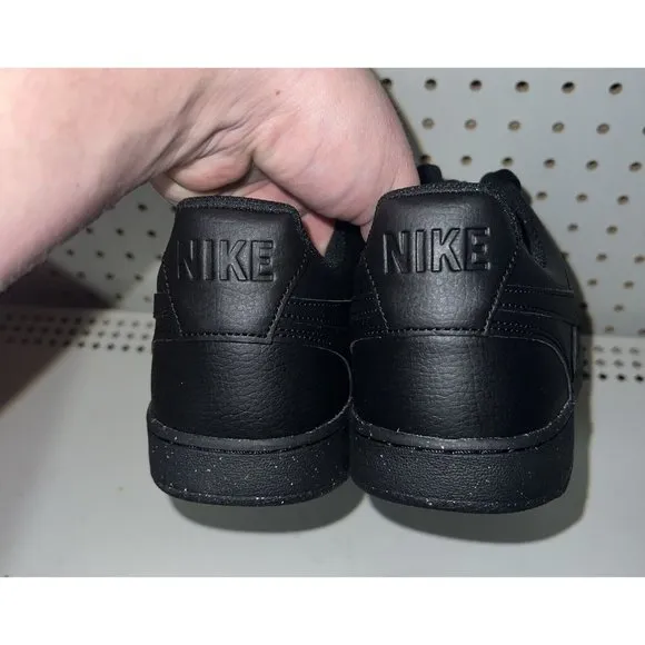Nike Court Vision Lo NN Mens Athletic Shoes Sneakers Size 8.5 Triple Black