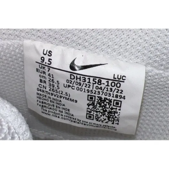 Nike Court Vision Lo NN Womens Leather Athletic Shoes Sneakers Size 9.5 White