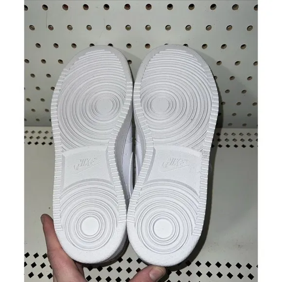 Nike Court Vision Lo NN Womens Leather Athletic Shoes Sneakers Size 9.5 White