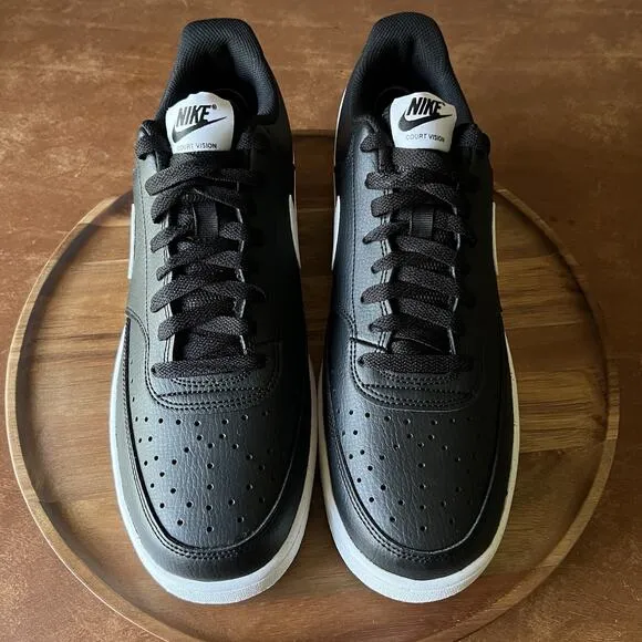 Nike Court Vision Low Casual Shoes Sneakers Black Men's 11 Shoe DH2987-001