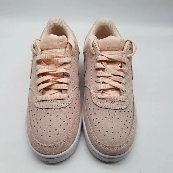 Nike Court Vision Low Light Pink Pearl Shoes Sneakers DH0253 800 Size 8.5