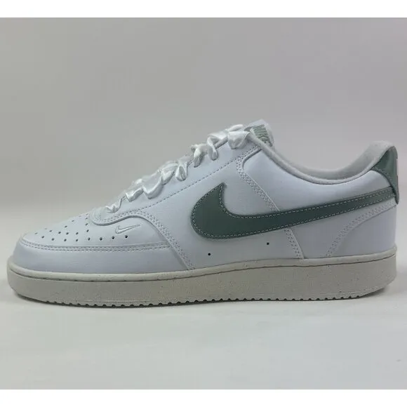 Nike Court Vision Low Next Nature Womens 12 White Jade Horizon Shoes HV5246-102