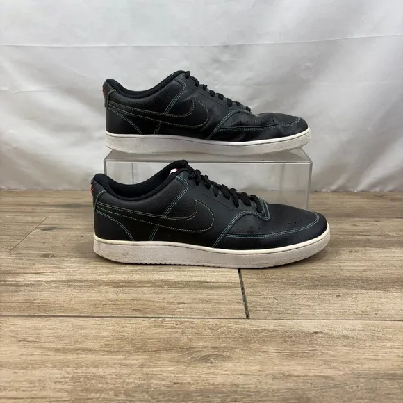 Nike Court Vision Low Overlay Stitch Black/White (CD5463-006) Size 11.5
