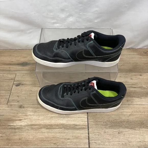 Nike Court Vision Low Overlay Stitch Black/White (CD5463-006) Size 11.5