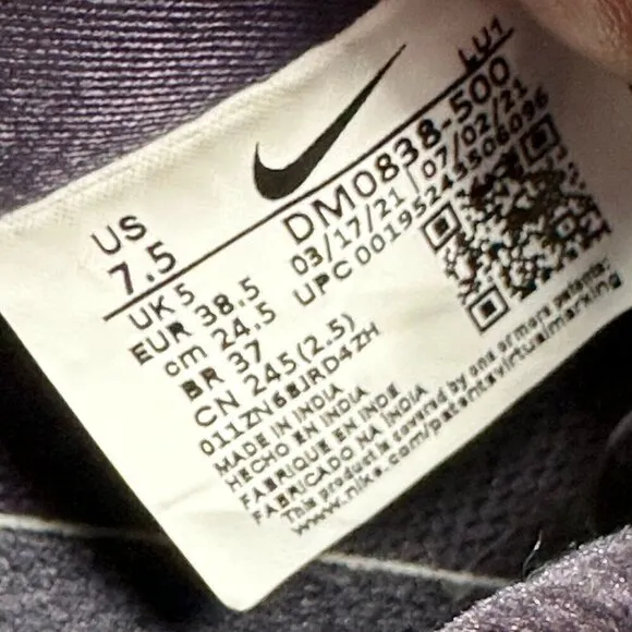 Nike Court Vision Low Premium DM0838-500 Cave Purple Shoes Sneakers Size 7.5