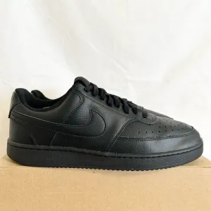 Nike Court Vision Low Triple Black size 11.5 CD5463-002 2021 WORN ONCE