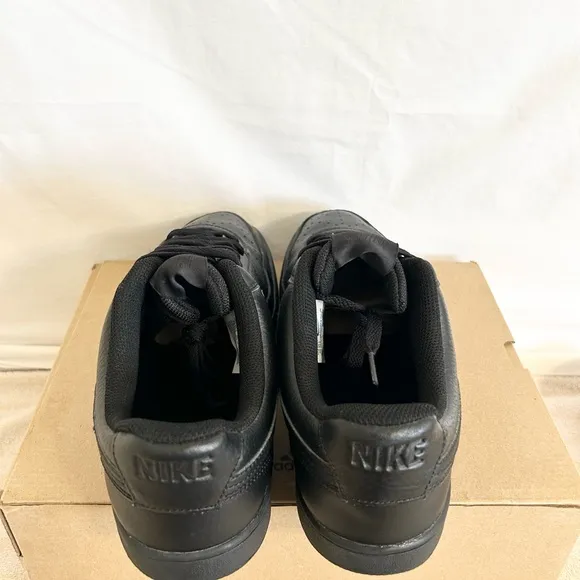 Nike Court Vision Low Triple Black size 11.5 CD5463-002 2021 WORN ONCE