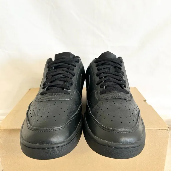 Nike Court Vision Low Triple Black size 11.5 CD5463-002 2021 WORN ONCE