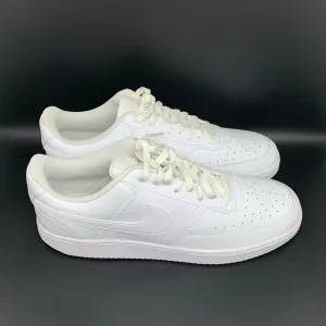 Nike Court Vision Low Triple White Shoes CD5463-100 Men's Sz 14