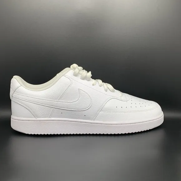 Nike Court Vision Low Triple White Shoes CD5463-100 Men's Sz 14