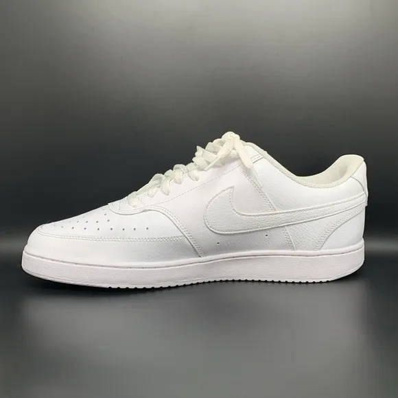 Nike Court Vision Low Triple White Shoes CD5463-100 Men's Sz 14