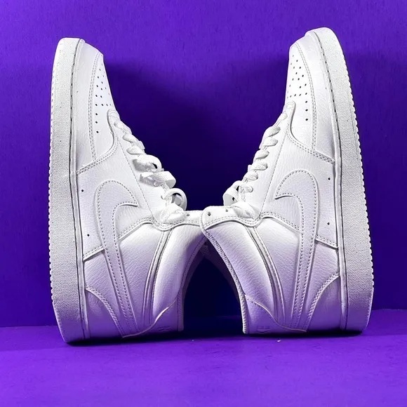 Nike Court Vision Mid Next Nature White Sneakers DN3577 100 Shoe Size 7-NEW